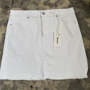 Just Black White Mini Skirt